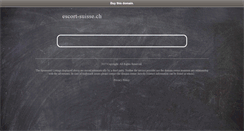 Desktop Screenshot of annuaire.escort-suisse.ch